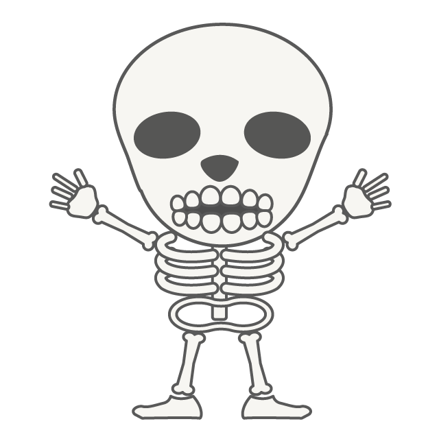 Clipart skeleton kawaii, Clipart skeleton kawaii Transparent FREE for