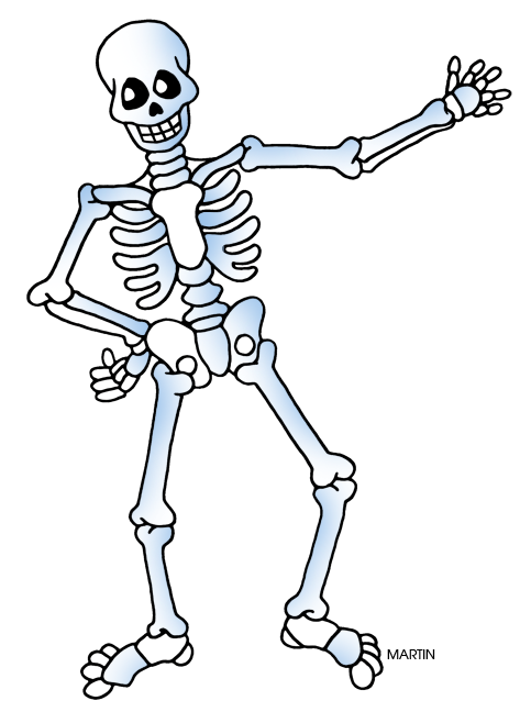 clipart skeleton man