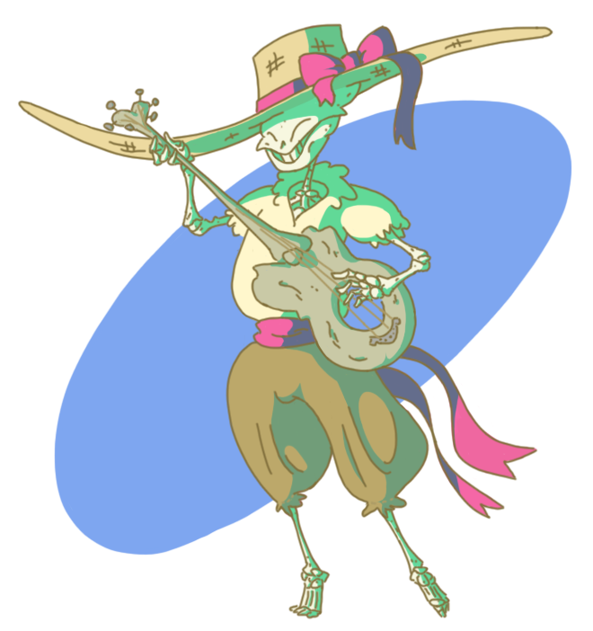 skeleton clipart mariachi