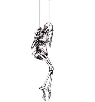 clipart skeleton sad