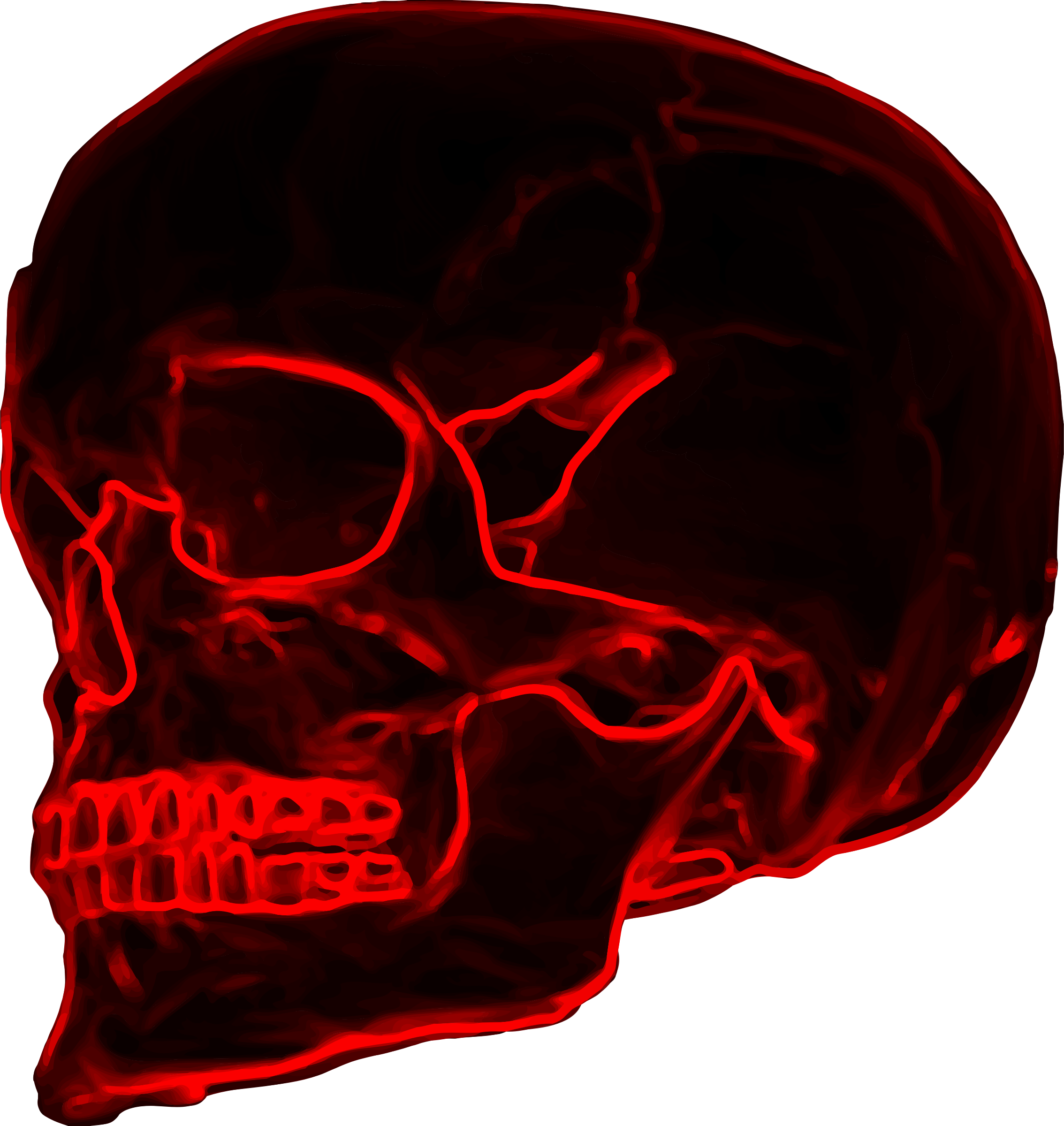 clipart skull helmet