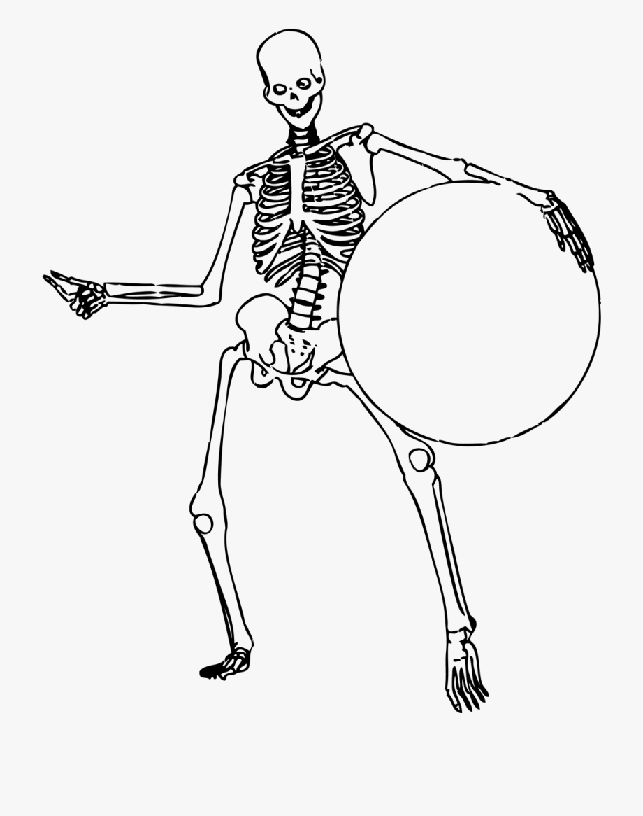 clipart skeleton skeleton outline