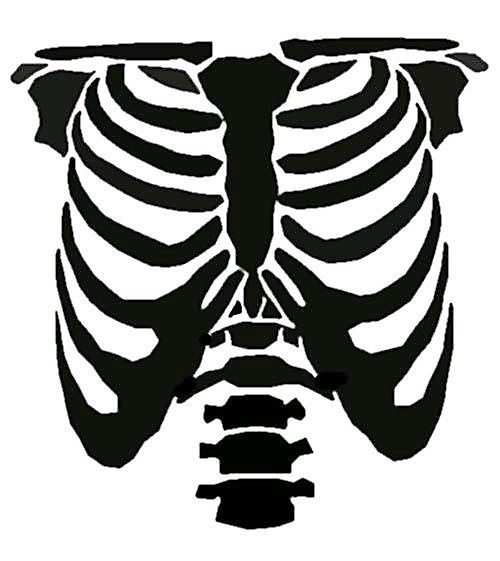clipart skeleton skeleton rib