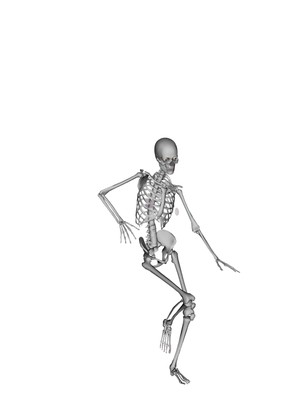 clipart skeleton tap dancing
