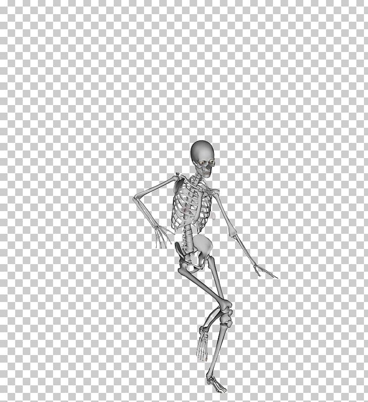 clipart skeleton tap dancing