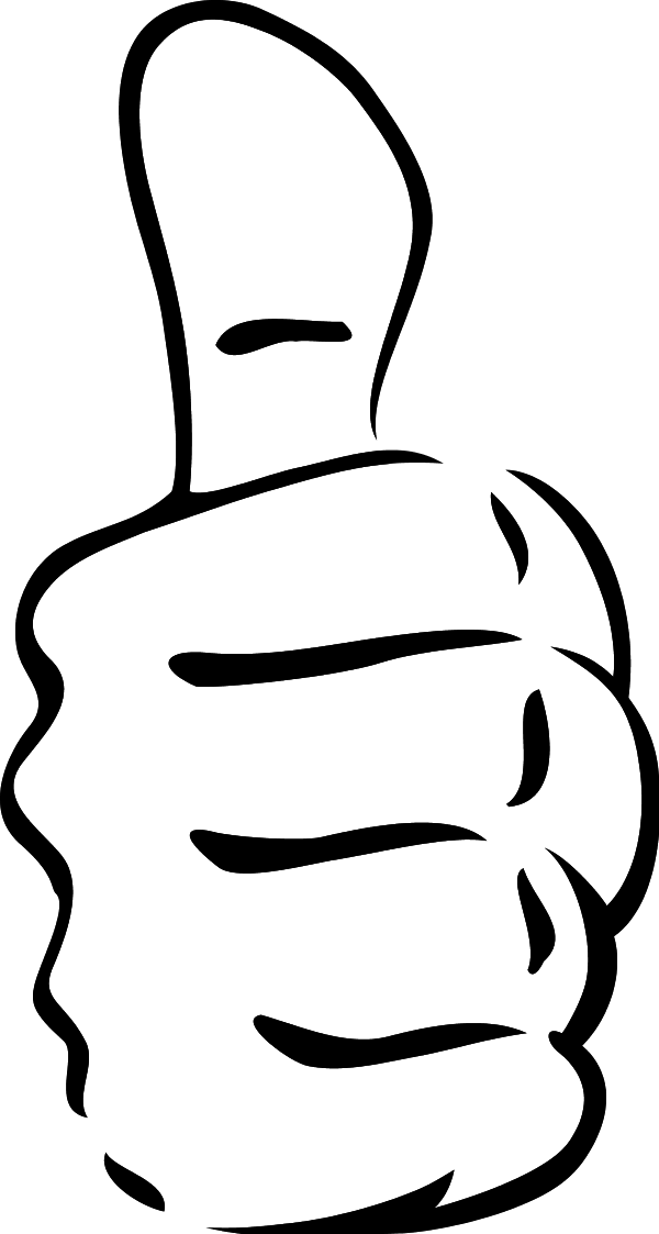 Pointing clipart black and white.  collection of thumbs