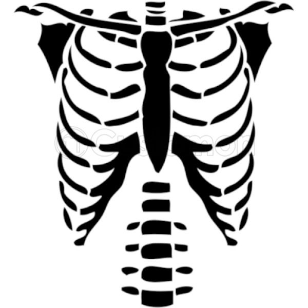 clipart skeleton torso