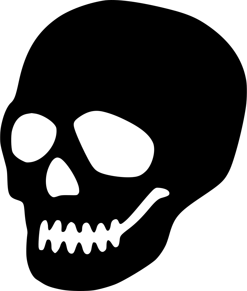 clipart skull alien