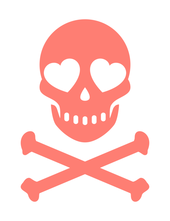 clipart skull angle