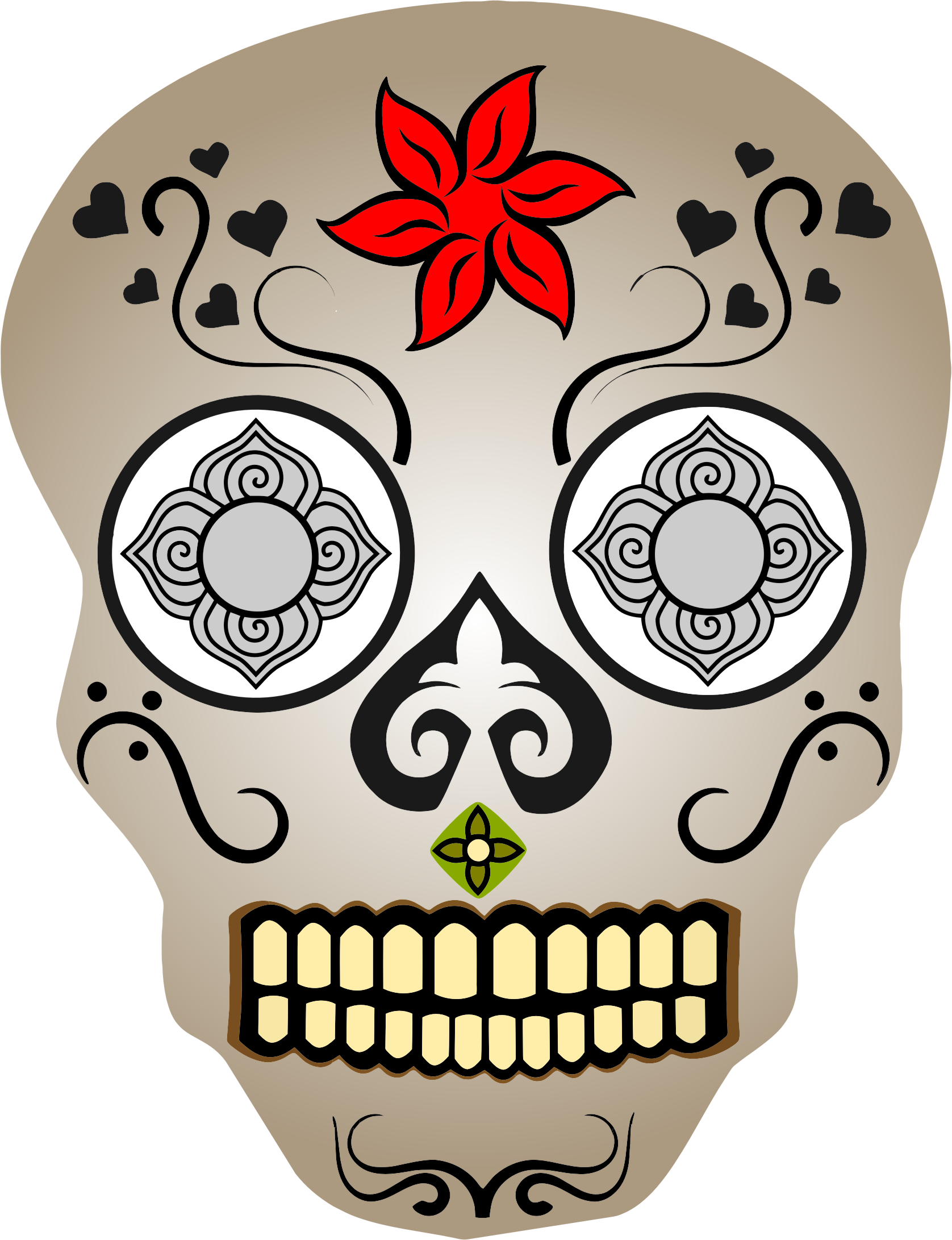 Clipart skull frame, Clipart skull frame Transparent FREE for download