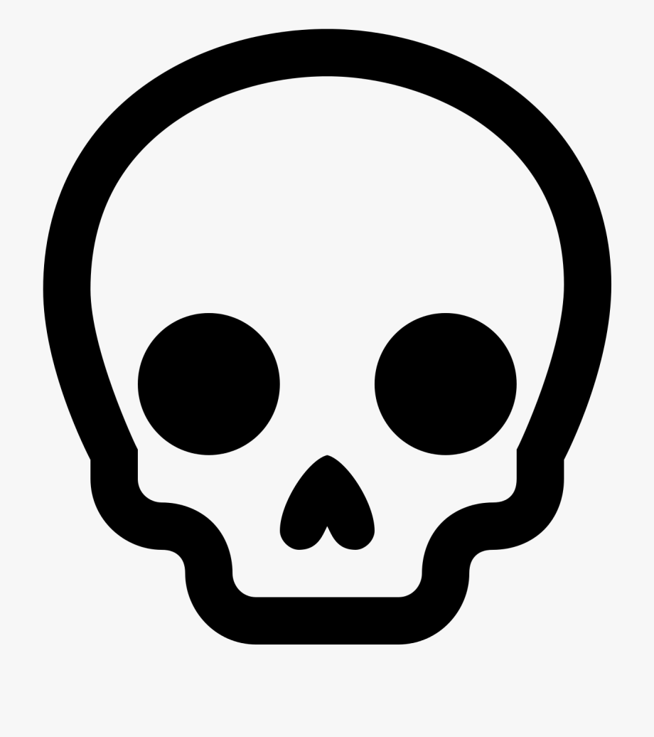 danger clipart dead skull