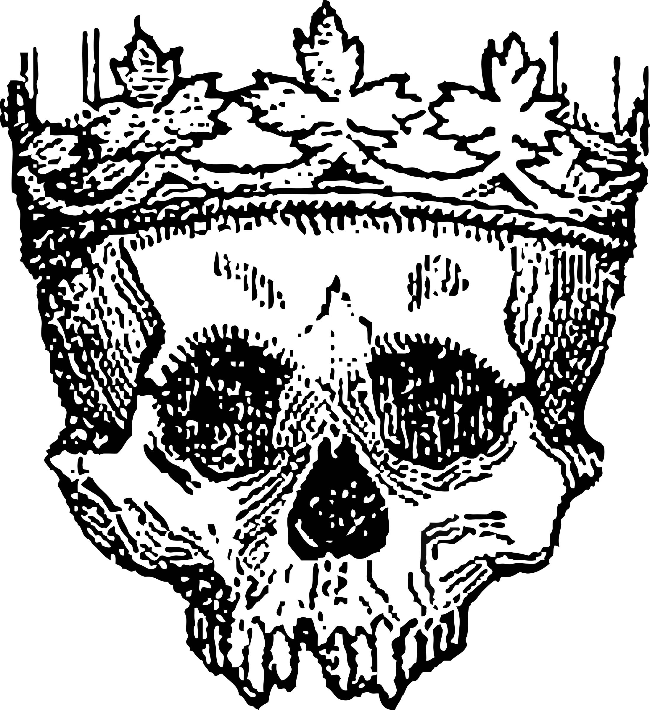clipart skull king