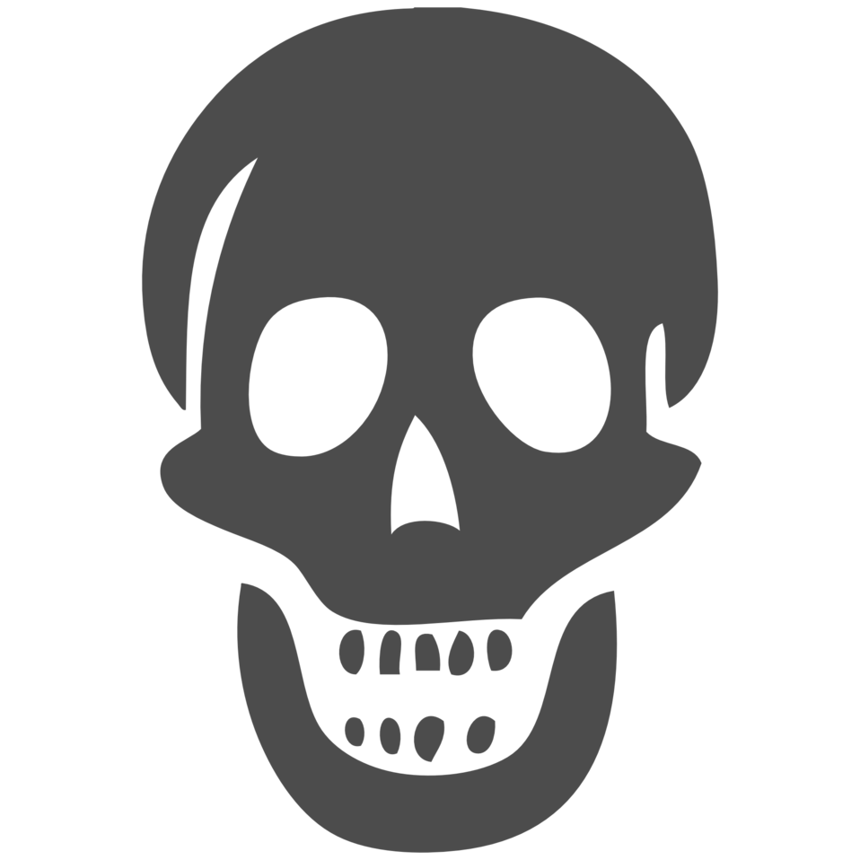clipart skull logo