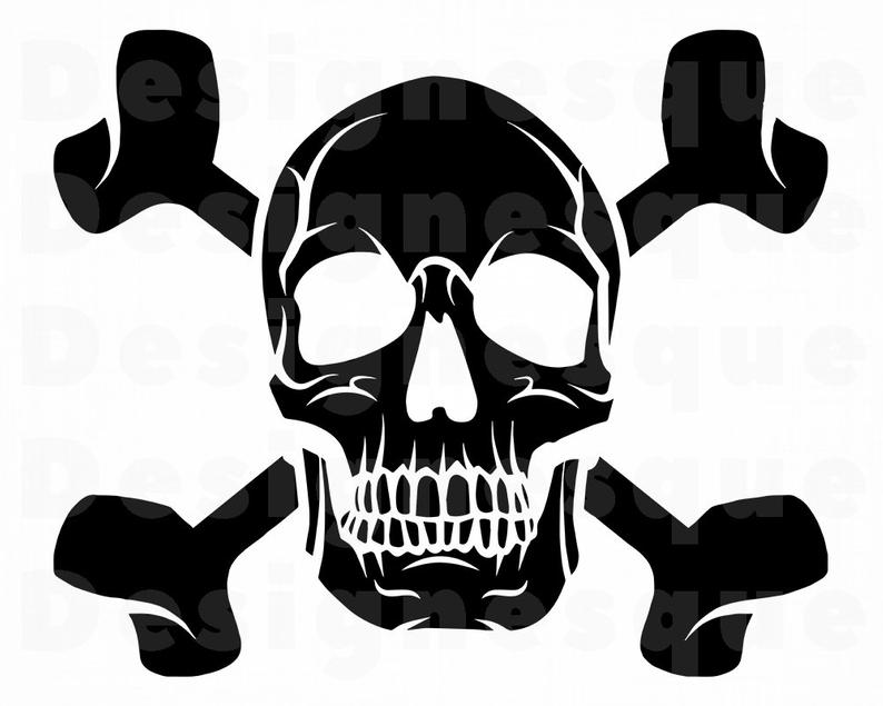 clipart skull logo
