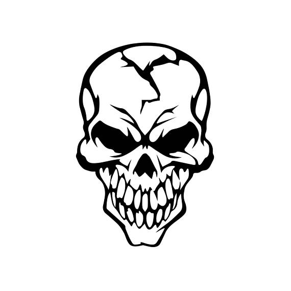 clipart skull pdf