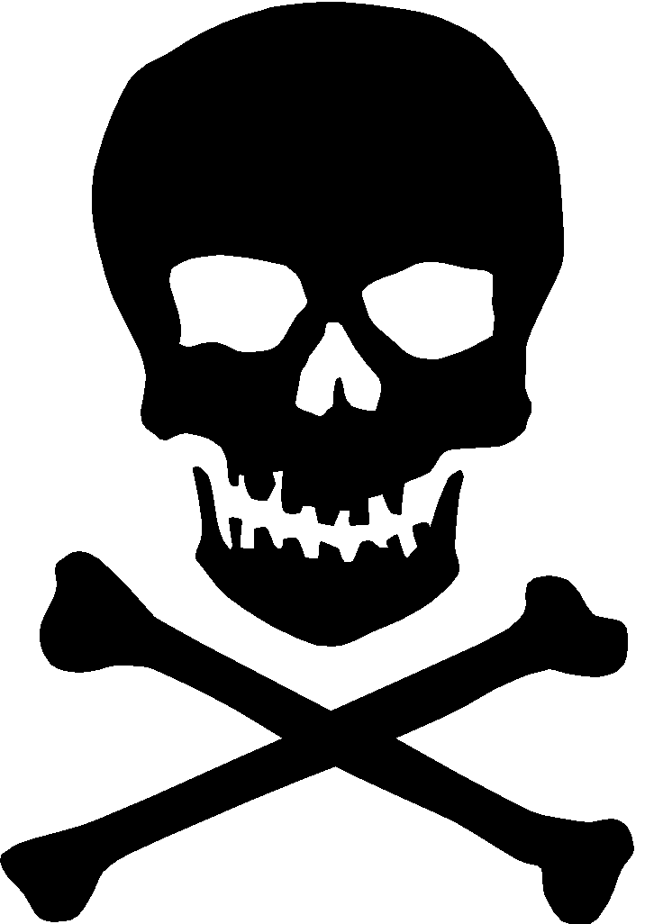 death clipart skull bone