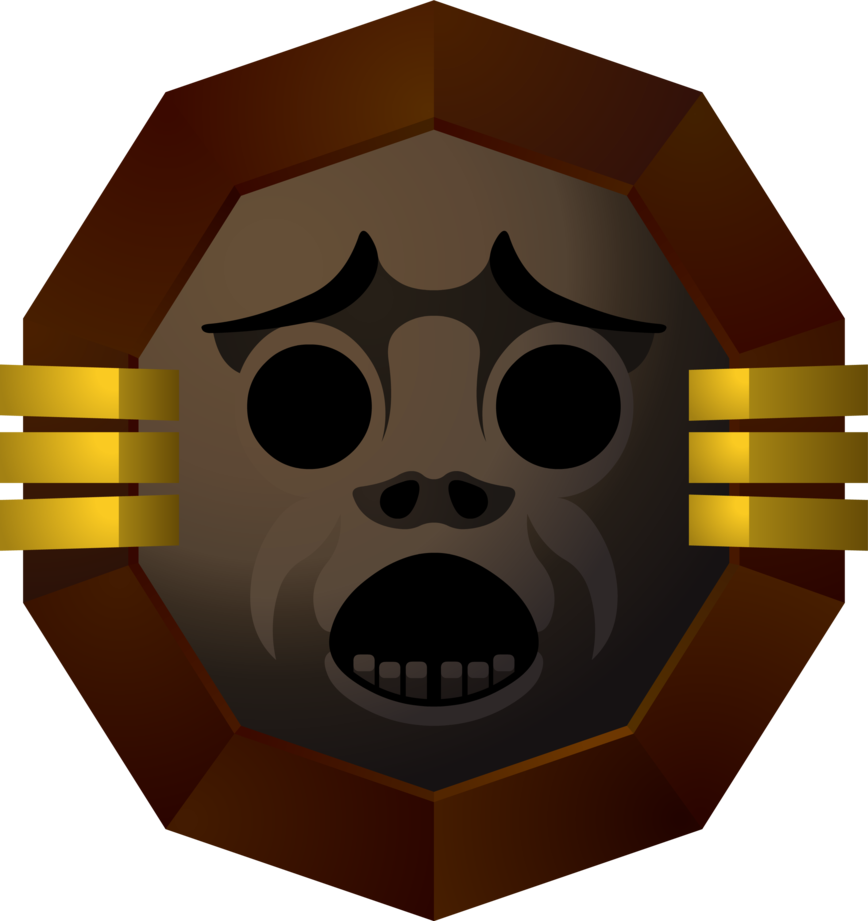 clipart skull shield