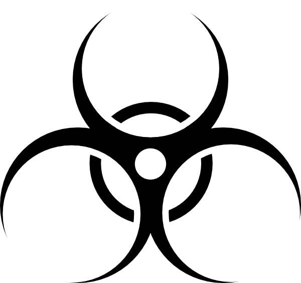 Poison clipart toxin. Biohazard symbol clip art