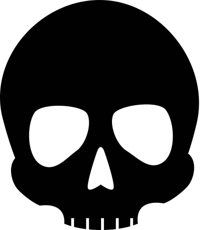 clipart skull transparent background