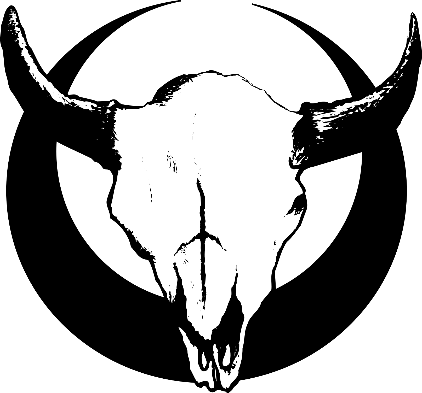 Clipart skull western. Raseone bull big image
