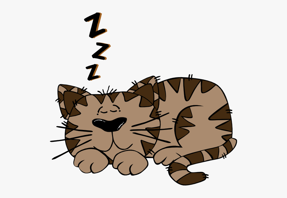 Clipart sleeping cat, Clipart sleeping cat Transparent FREE for