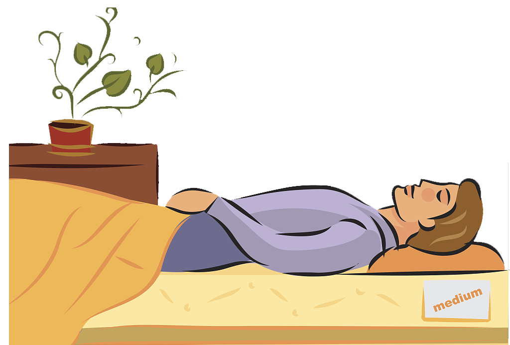 clipart sleeping comfortable bed