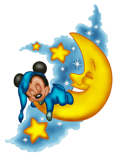 Clipart sleeping good evening. Mickey imagenes para imprimir