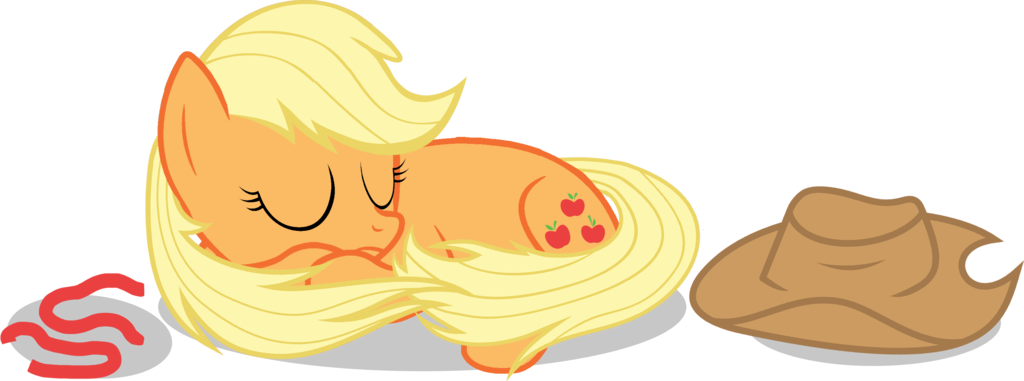 Sleeping clipart peaceful sleep. Adorable applejack by shutterflyeqd