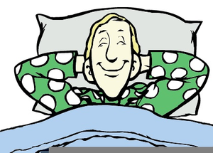 sleeping clipart person