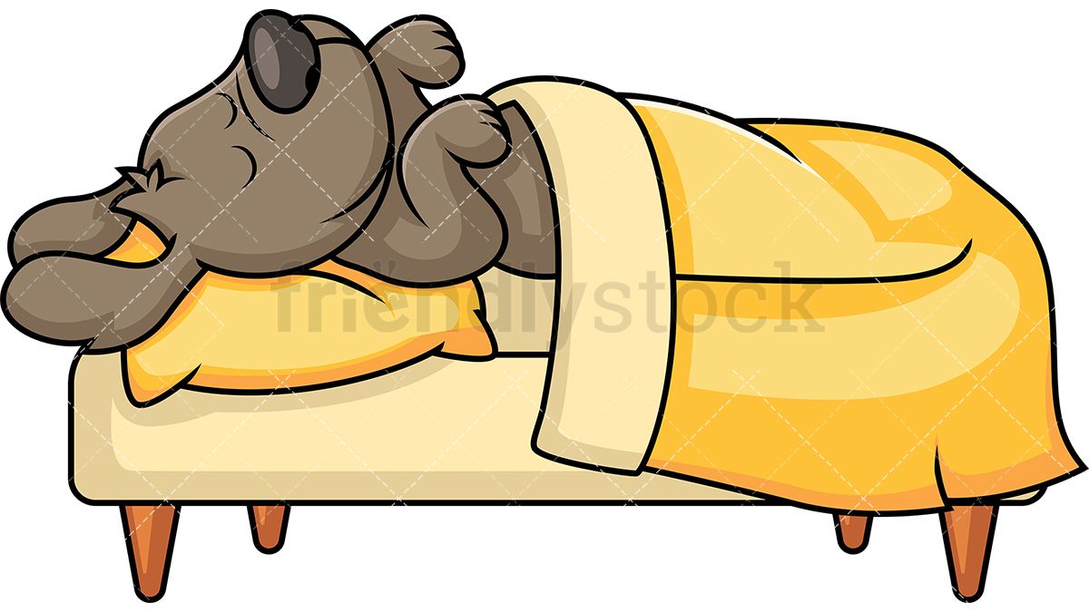 clipart sleeping pillow blanket