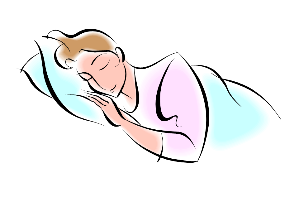 Problems discover the true. Sleeping clipart bed drawing