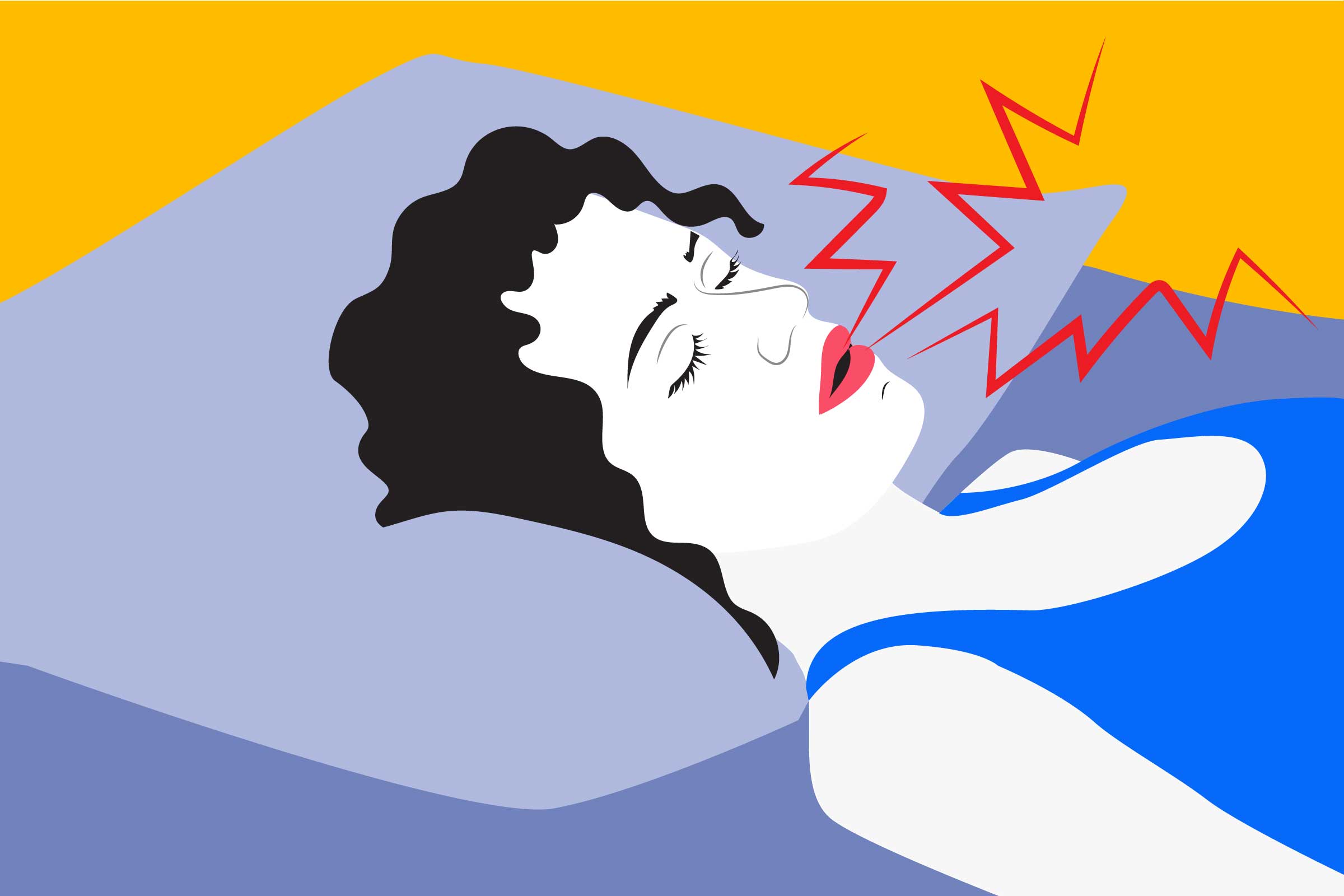 sleeping clipart sleep apnea