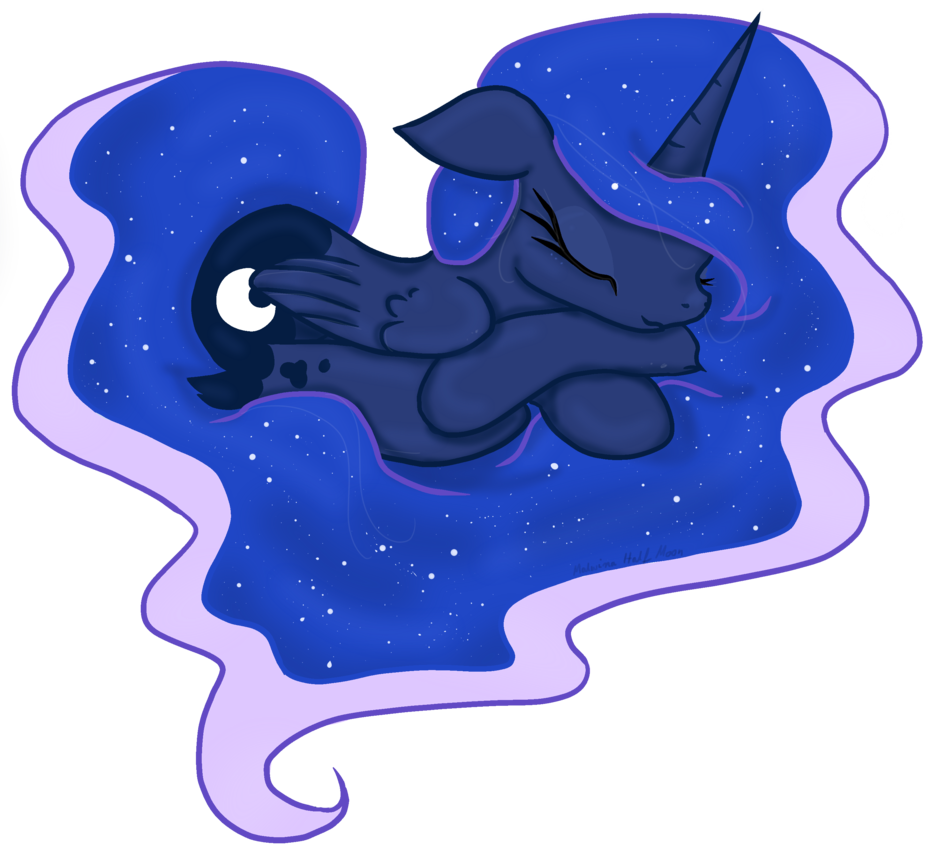 clipart sleeping sleepy moon