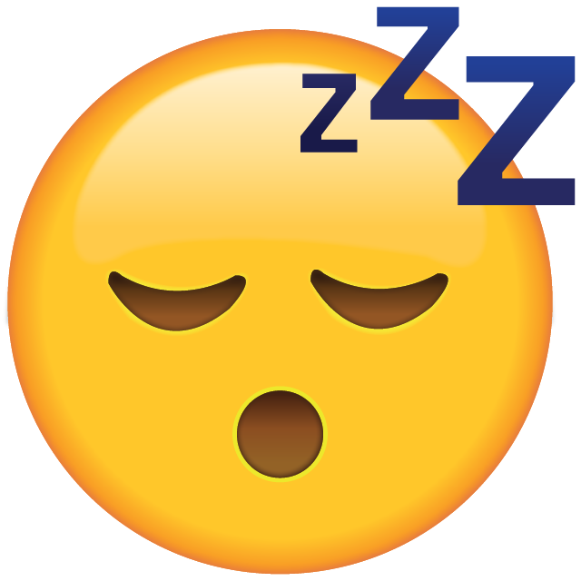 sleeping clipart sleep emoji