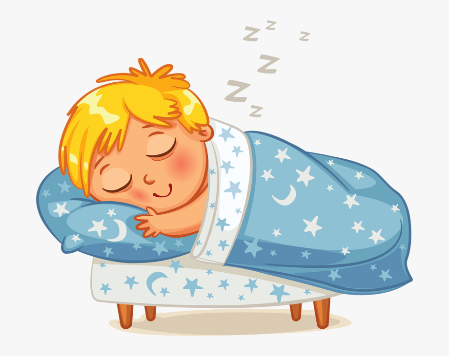 clipart sleeping toddler bed