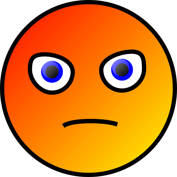 mad clipart angry smiley