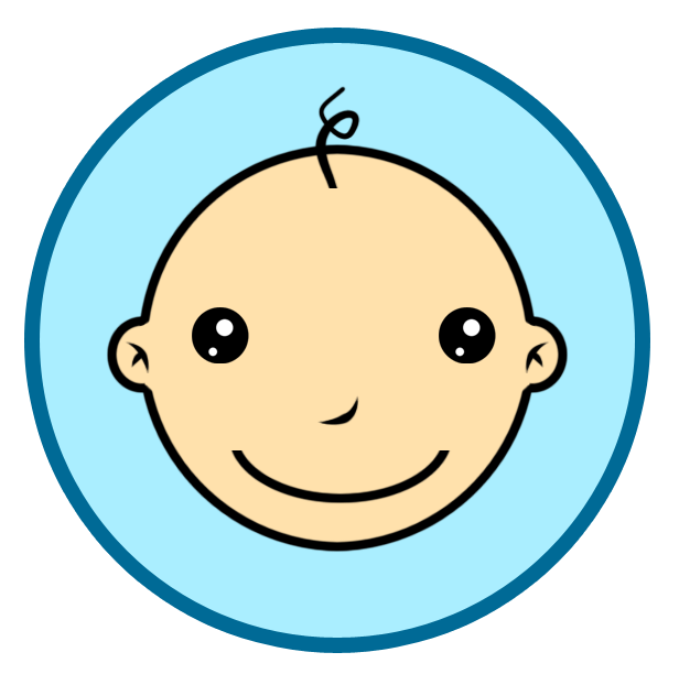 clipart smile baby