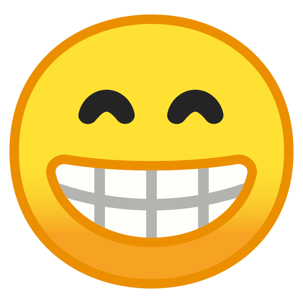 clipart smile beaming