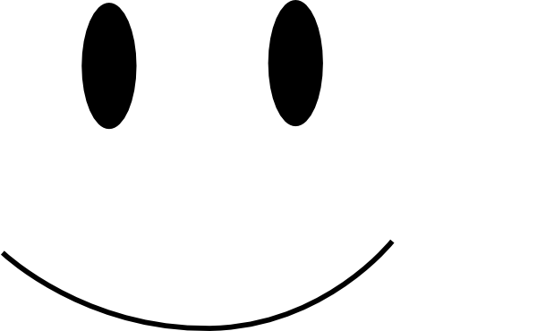 Free smiley faces download. Clipart smile black and white