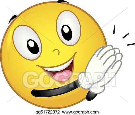 clipart smile clapping