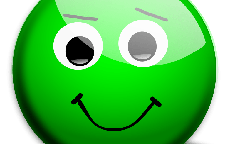 Clipart smile green. Blue happy face beauty