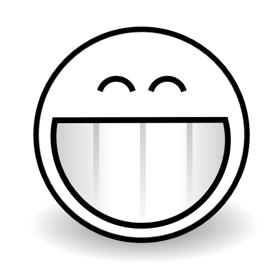 Panda free images grinclipart. Clipart smile grin