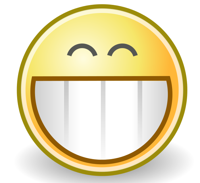 Clipart smile grin. Laughters facegrin
