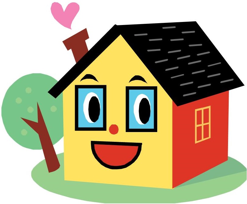 clipart smile house