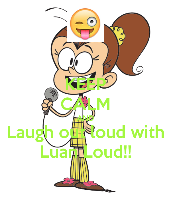 Laugh out loud with luan poster eric.