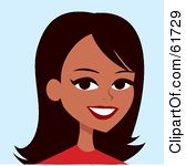 clipart smile lady