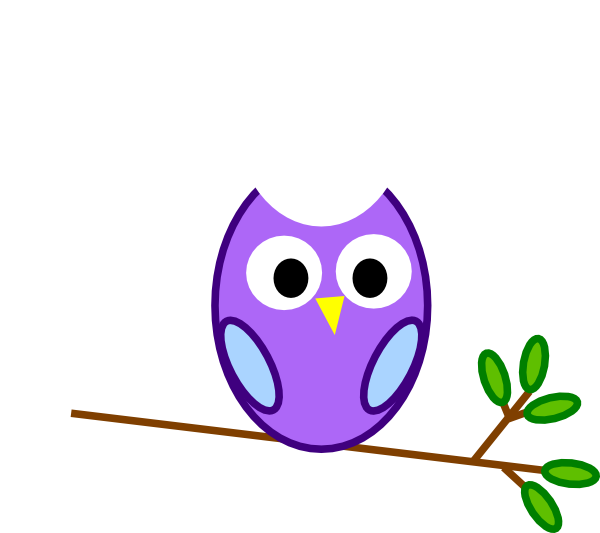 clipart spring owls