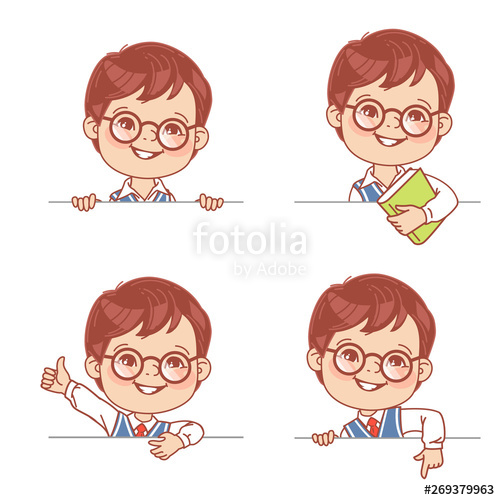 intelligent clipart perfect student