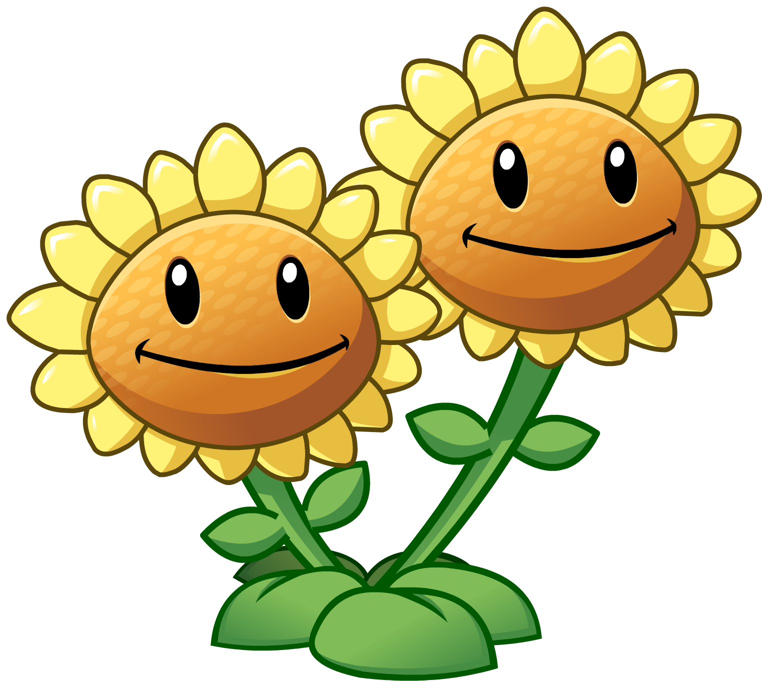 clipart smile sunflower