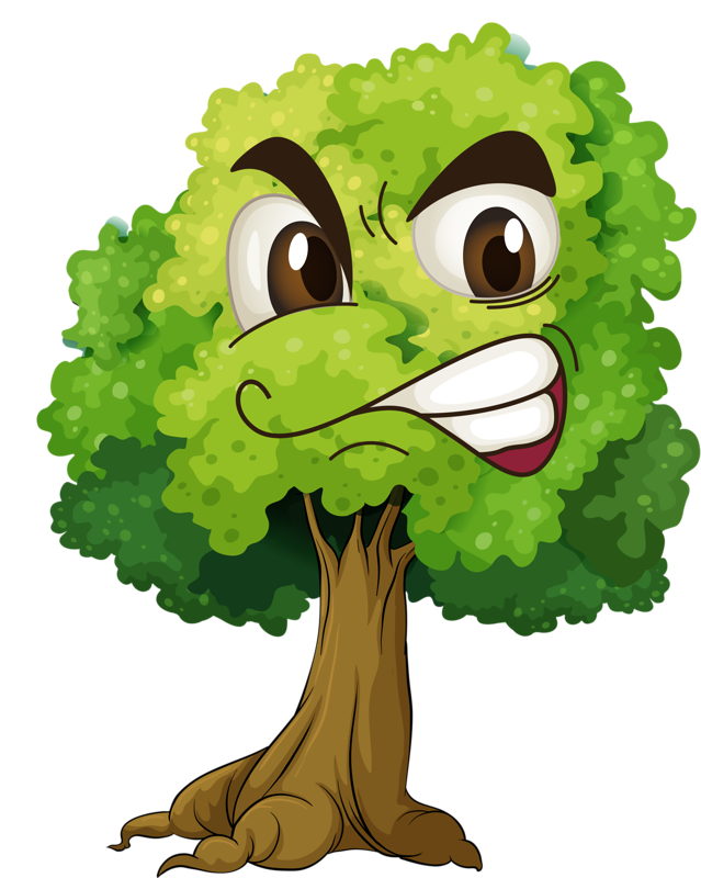 clipart trees vegetable